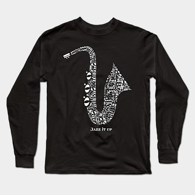 Jazz it Up Long Sleeve T-Shirt by Takadimi